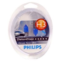   PHILIPS H3 Diamond Vision 5000K 12V 55W,  2 , 12336DVS2