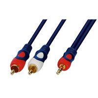  3.5St.plug - 2xRCA(m) 7.0  Luxmann ( 415-066-9 ) PRO Silicon