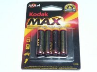  AAA - Kodak MAX Alkaline 1.5V LR03 BL4 (4 )