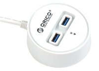  USB Orico DCU3-2P-WH USB 2-Ports White