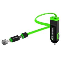   Fujipower USB 2.4A + micro Lightning FPMCHUSBMAPLT2GRN Green