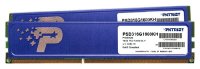   Patriot Memory PC3-12800 DIMM DDR3 1600MHz CL11 - 16Gb KIT (2x8Gb) PSD316G1600KH