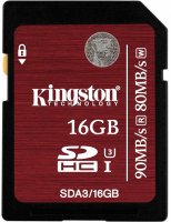   16Gb - Kingston XC UHS-I(3) - Secure Digital SDA3/16GB