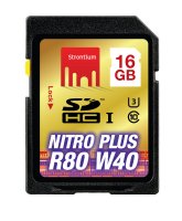   16Gb - Strontium NITRO PLUS - Secure Digital HC UHS-I U3 Class 10 SRP16GSDU1