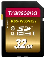   32Gb - Transcend High-Capacity Class 10 UHS-I(3) - Secure Digital TS32GSDU3X