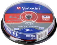   BD-RE  Verbatim 25Gb 2x CakeBox (10 ) (43694)