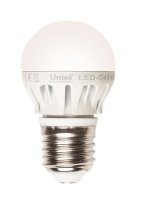   Uniel LED-G45-6W/WW/E27/FR ALM01WH