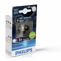   PHILIPS X-tremeVision LED C5W, Festoon 30 ,    4000K 12V 0.8W, 1