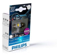   PHILIPS X-tremeVision LED C5W, Festoon 38 ,   6000K 12V 1W, 1 , 12