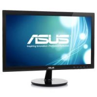  20" ASUS VS207DE  TN 1600x900 DC 600:1 200cd/m^2 5ms D-Sub