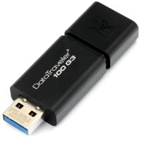  32Gb Kingston 100 G3 (DT100G3/32GB-YAN), USB3.0, Black, RTL +   