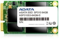  mSATA 64Gb ADATA Premier Pro SP310 ASP310S3-64GM-C, SATA 6Gb/s, R540 - W200 Mb/s, 45000 IOPS