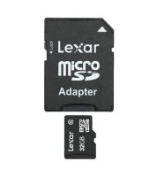   32Gb - Lexar - Micro Secure Digital HC Class 10 LSDMI32GABEUC10A    SD