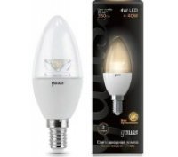   LED E14 4W 2700  Gauss Candle Crystal Clear 103201104