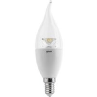    Gauss LED Candle Tailed Crystal Clear E14 6W 4100K 104201206-D