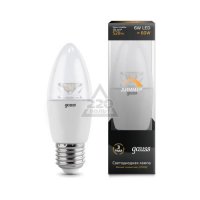    LED E27 6W 2700  Gauss Candle Crystal Clear 103202106-D