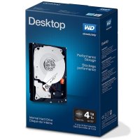   4.0Tb WD Desktop Perfomance WDBSLA0040HNC SATA 6 Gb/s, 64 MB Cache, 7200 RPM, RTL