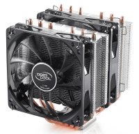  Deepcool NEPTWIN V2 Soc-AMD/1150/1155/1156/2011/ 4pin 26-31dB Al+Cu 150W 1109g  LED Bl