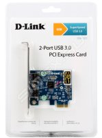  2xUSB 3.0 PCI Express (D-Link DUB-1310)