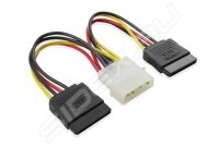  Molex 4pin - 2xSATA 15pin (Greenconnect GC-ST205)