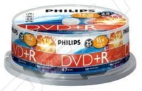  DVD+R Philips 4.7Gb 16x Cake Box (25 ) (DR4S6B25F/97)