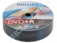  DVD-R Philips 4.7Gb 16x Bulk (25 )