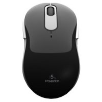  Visenta I5 wireless mouse Black-Grey USB