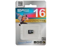   TransFlash 16Gb MicroSDHC Class 6 Silicon Power, SP016GBSTH006V30, 2 , Retail