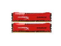   Kingston DIMM 16Gb 2x8Gb KIT DDR3 PC15000 1866MHz HyperX Fury Red Series (HX318C10FRK2