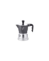  Top Moka Caffettiera Top 6 . argento Black