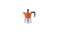  Top Moka Caffettiera Top 6 . argento Orange