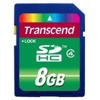   Transcend SDHC  4, 8  (TS8GSDHC4)