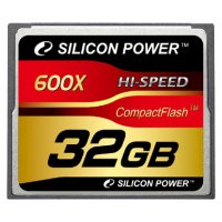   Silicon Power 600X Professional Compact Flash Card 32GB (SP032GBCFC600V10)