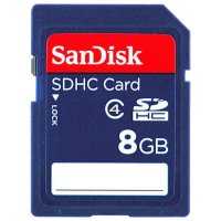   Sandisk SDHC Card 8GB Class 4 (SDSDB-008G-B35)