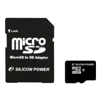   microSDHC 32Gb Class10 Silicon Power SP032GBSTHBU1V10 w/o adapter