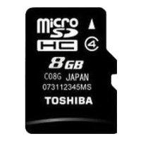   Toshiba SD-C08GJ (BL5A) + SD adapter