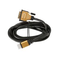  HDMI M - DVI M (3Cott 3C-HDMI-DVI-102GP-3.0M) ()