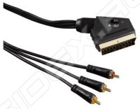  SCART (m) - 3  RCA (m) 3  (Hama 0012216) (3 , )