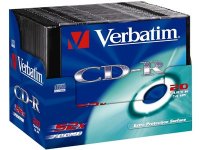   CDR  Verbatim DL 700Mb 52x Slim Case 20 . (43348)