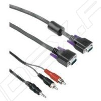   VGA 15-pin + Jack 3.5  - 2xRCA (m) (Hama H-78478) (3 , )