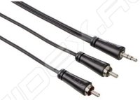  2xRCA (m) - Jack 3.5 (m) 5  (Hama 00122297) ()