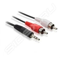  mini jack 3.5 mm - 2xRCA (Greenconnect GC-AVC03-20m)