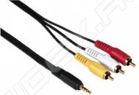  3.5 Jack (m) - 3  RCA (Hama H-74210) ()