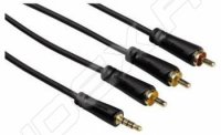  3RCA (m) - Jack 3.5(m) (Hama Connecting 00122162) (3 , )