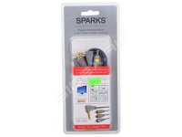  Jack 3.5 mm (m) - 3xRCA (m) 1.8  Gold (Sparks SG1139) ()