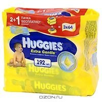 Huggies    "Extra Gentle" (64  3) 5029053534770