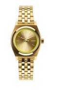   Nixon Small TIME Teller Gold-Yellow Neon