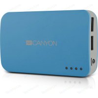   CANYON (CNE-CPB100DG) Dark Gray (2xUSB 2A, 10000mAh, Li-Ion)