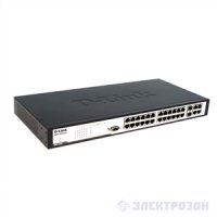  D-Link Switch DES-1228/ME 24-Port 10/100Mbps + 2 1000BASE-T + 2 Combo 1000BASE-T/SFP L2 M