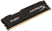   Kingston HyperX Fury DDR3 8Gb (2x4Gb), PC12800, DIMM, 1600MHz (HX316C10FBK2/8) Bl